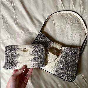Coach Eliza Shoulder Bag & Wallet NEW